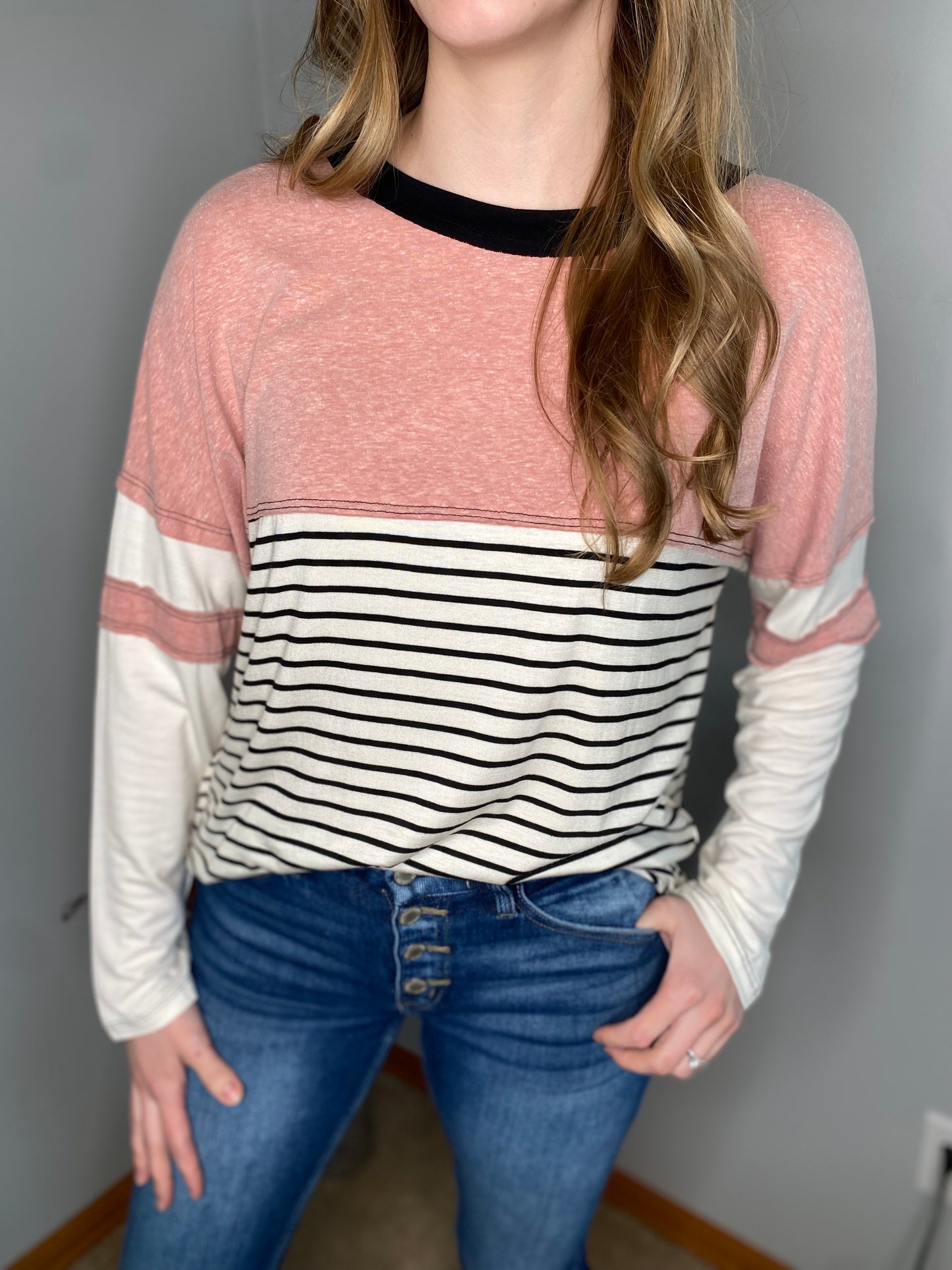 Erika Colorblock Knit Top