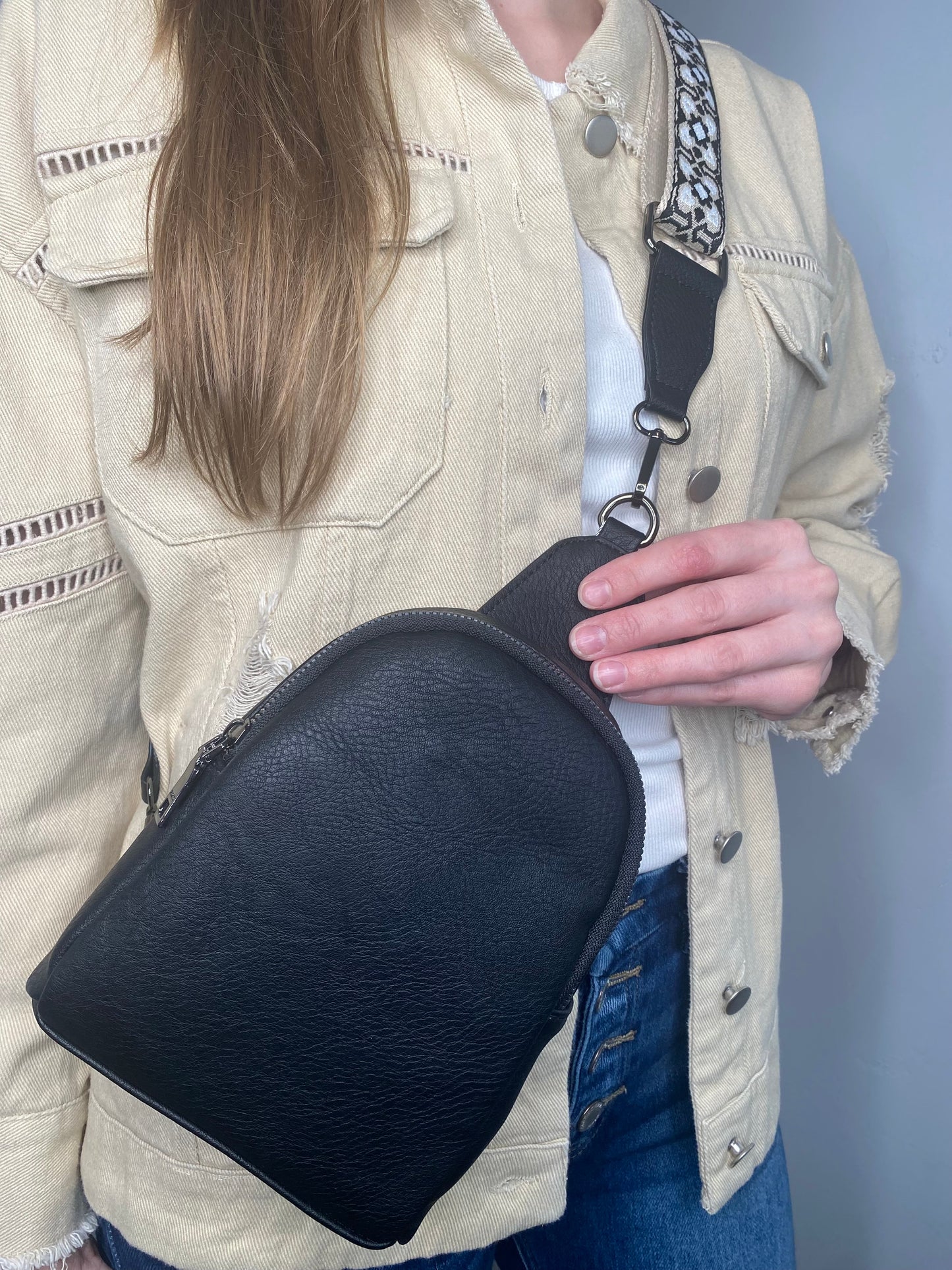 Ellen Sling Bag w/Removable Guitar Strap