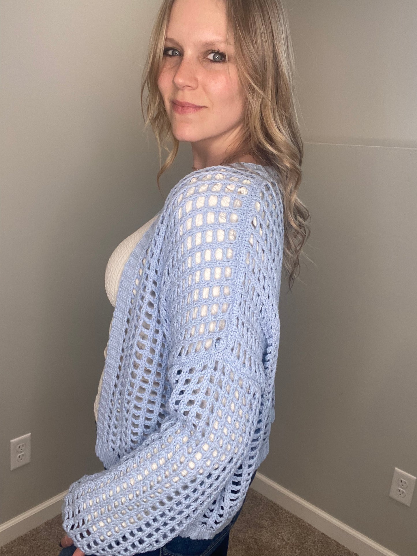 Marley Fishnet Cardigan <Doe & Rae>