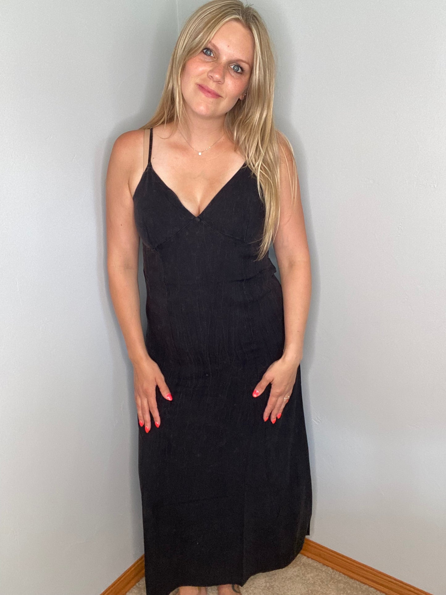 Mineral Washed Cami Dress