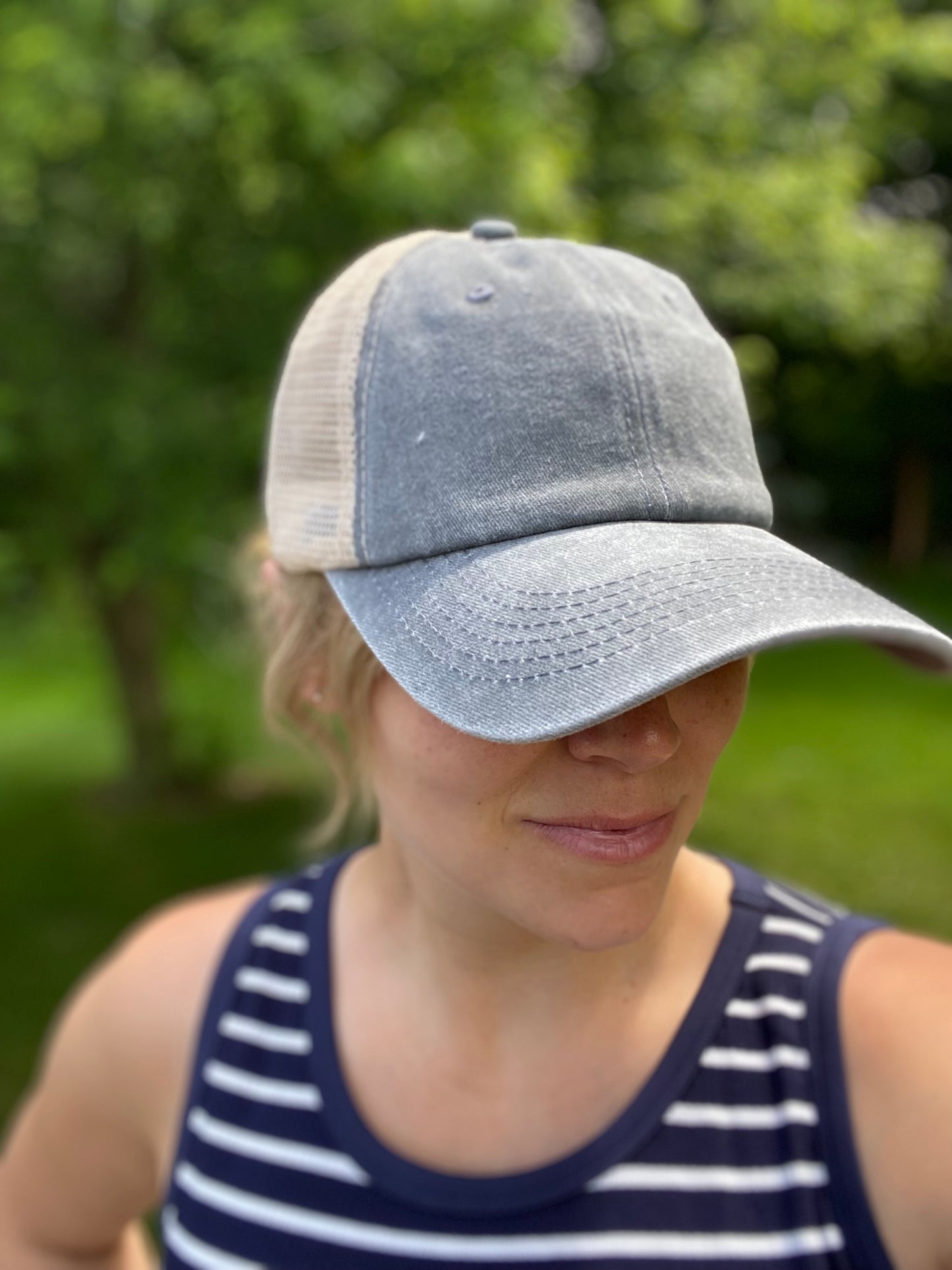 Vintage Washed Meshed Hat