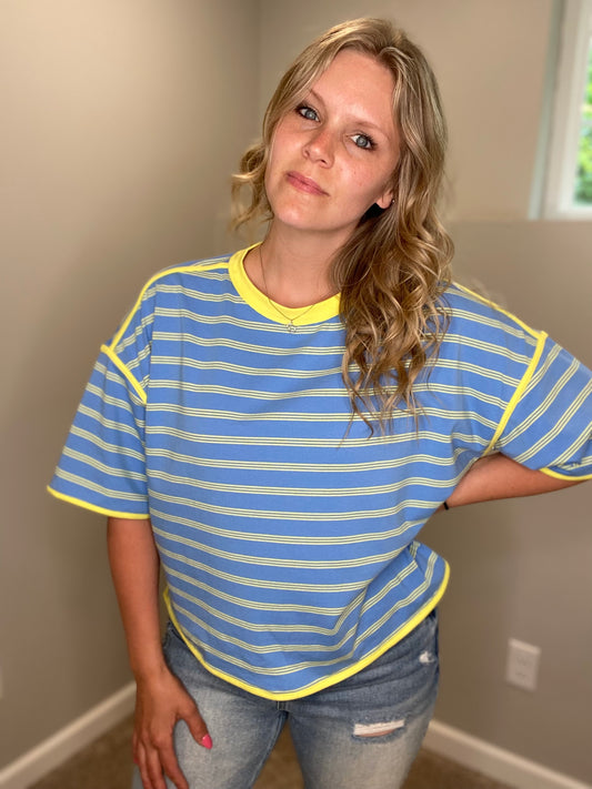 Relaxed Striped Tee