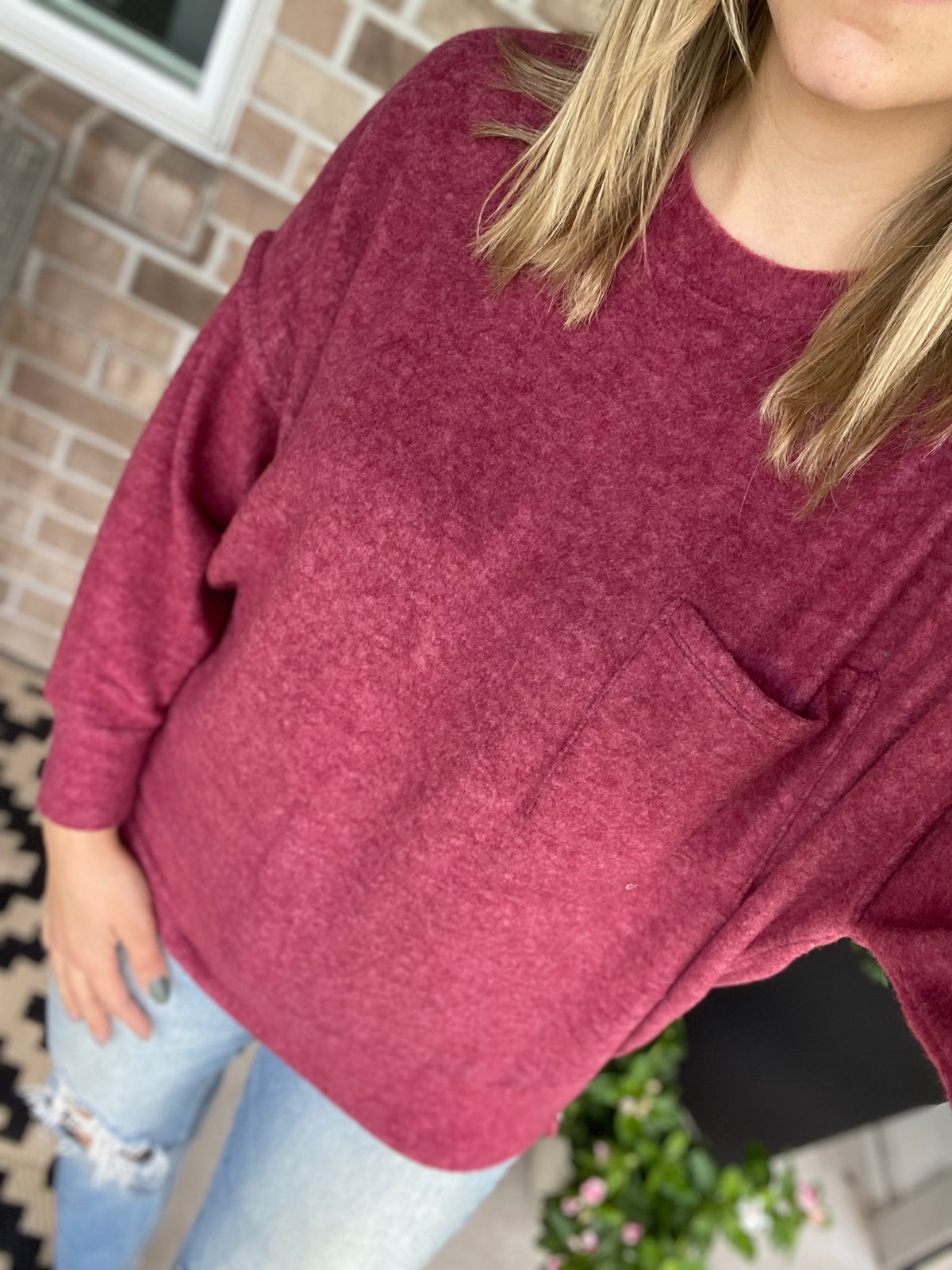CURVY Sadie Oversized Sweater <Zenana>