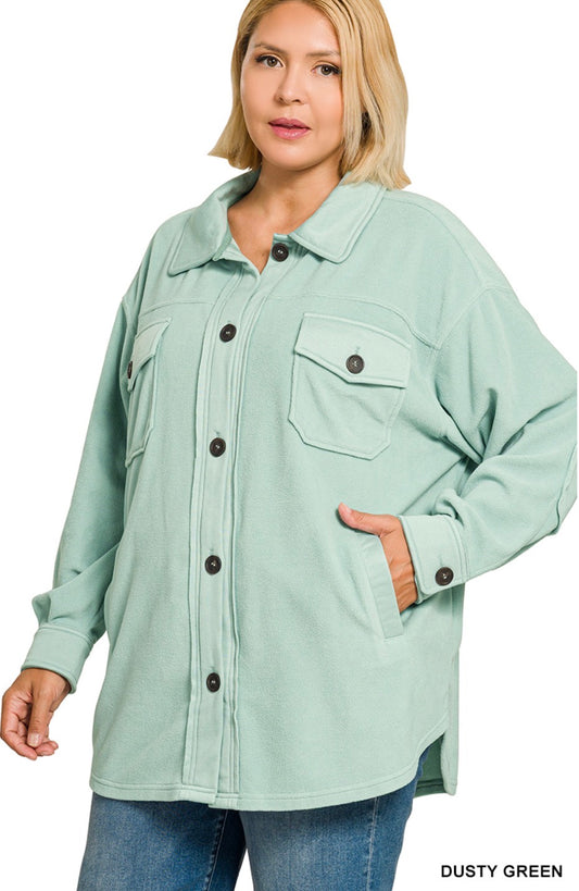CURVY Taryn Fleece <Zenana>