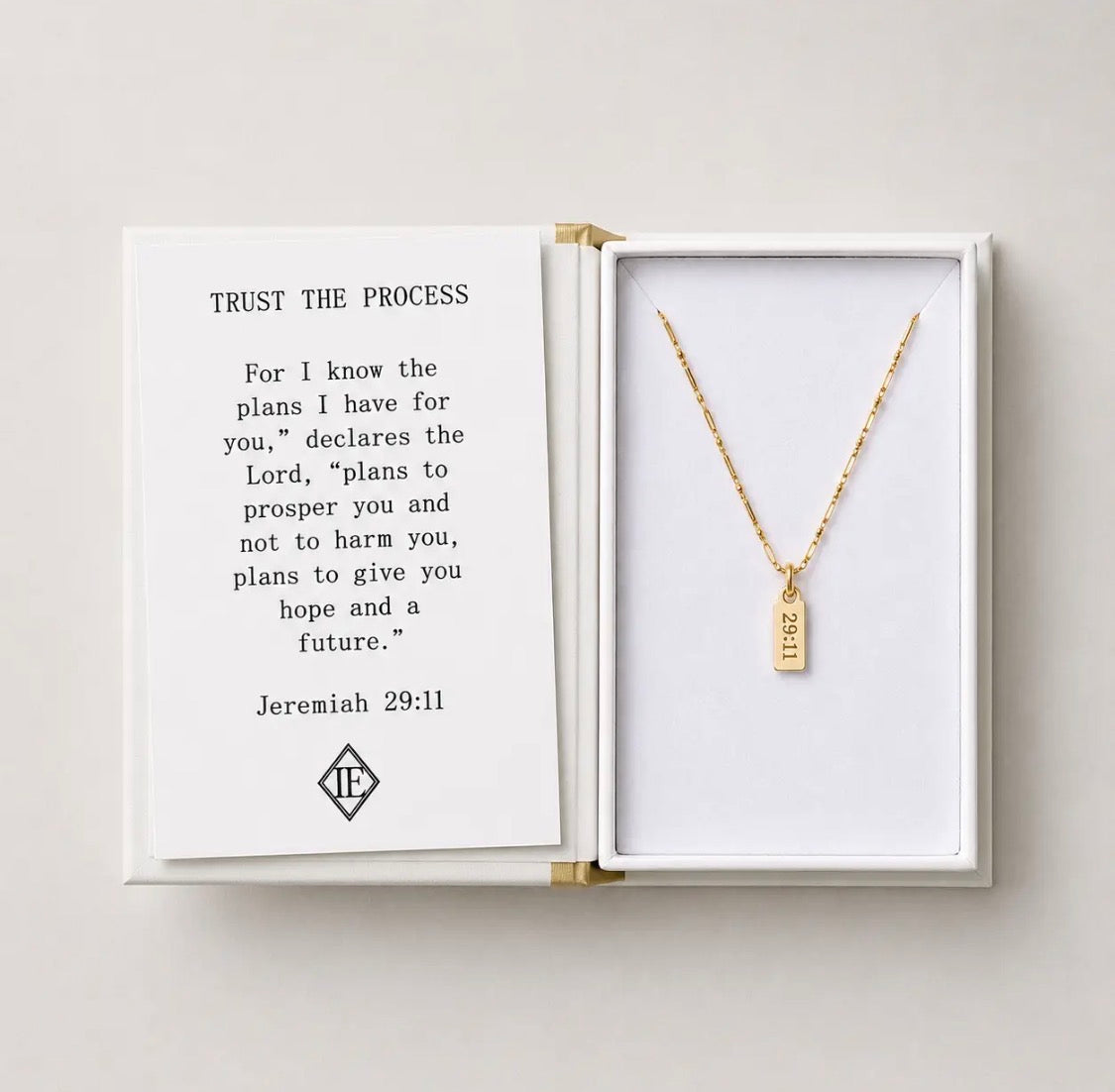 Storytellers Necklace - Jeremiah 29:11