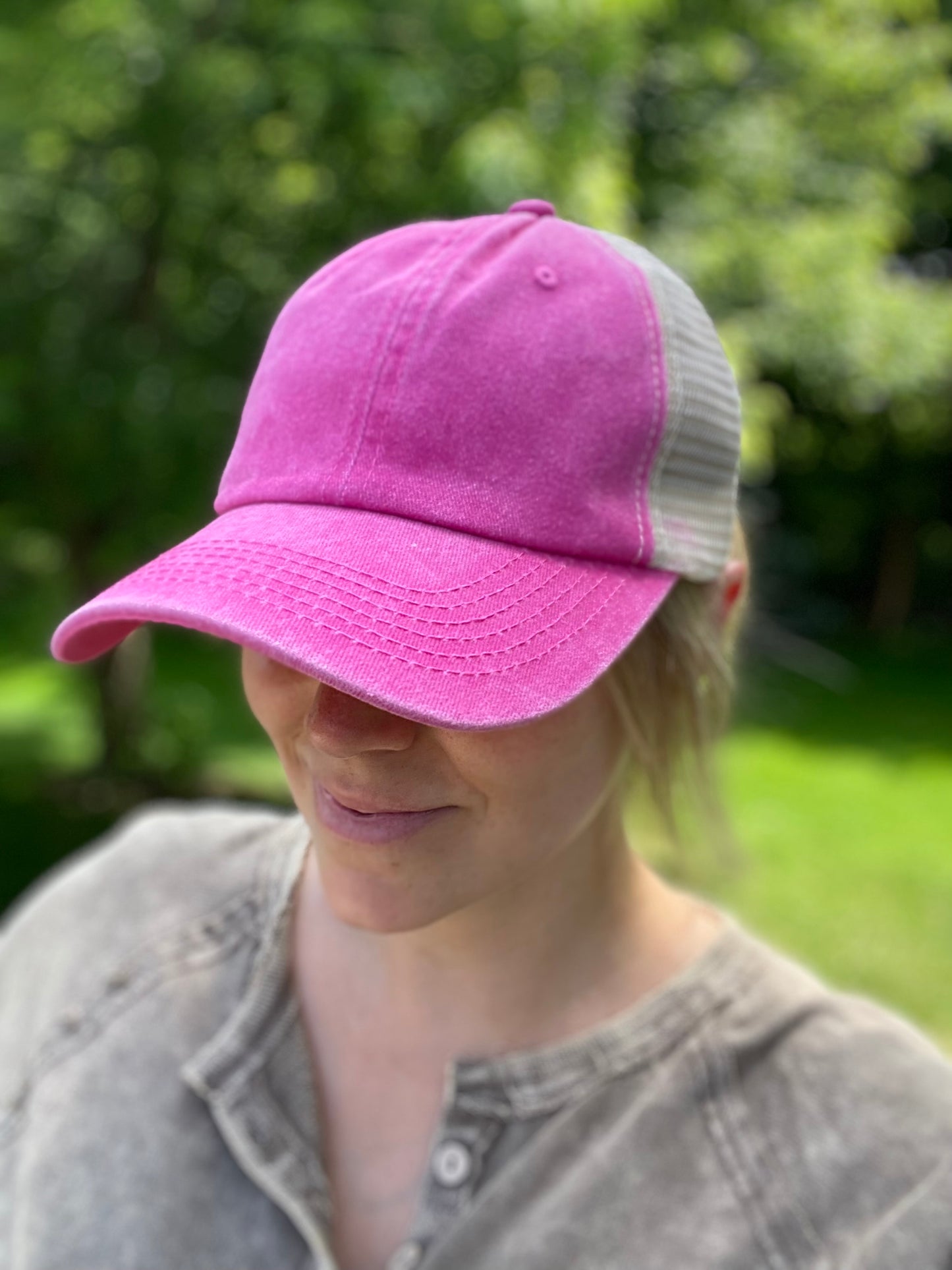 Vintage Washed Meshed Hat