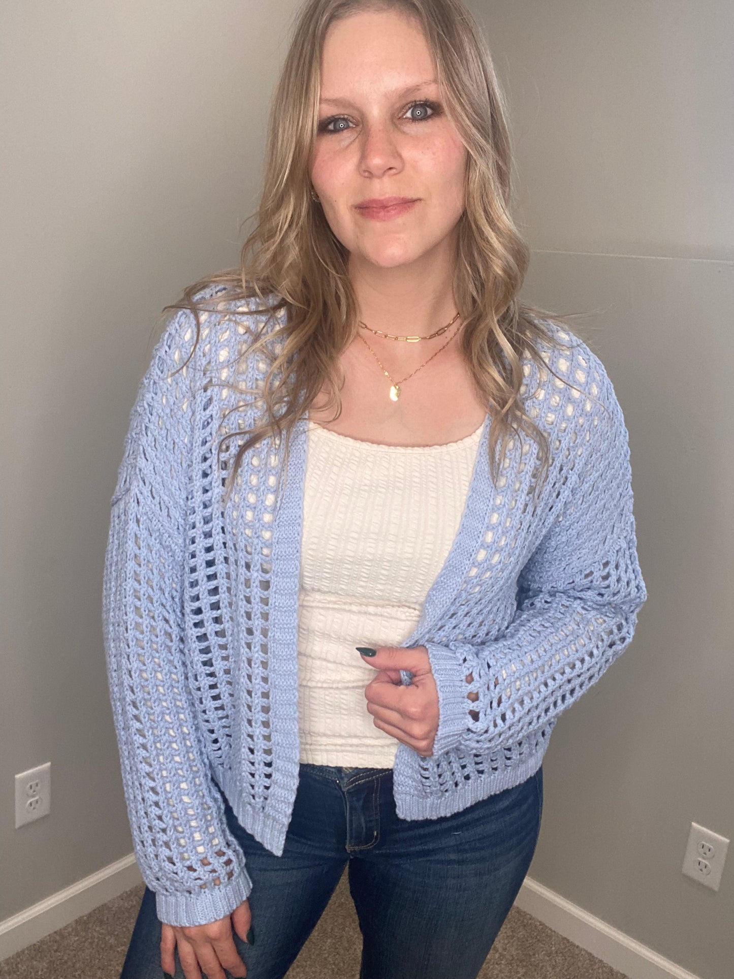 Marley Fishnet Cardigan <Doe & Rae>