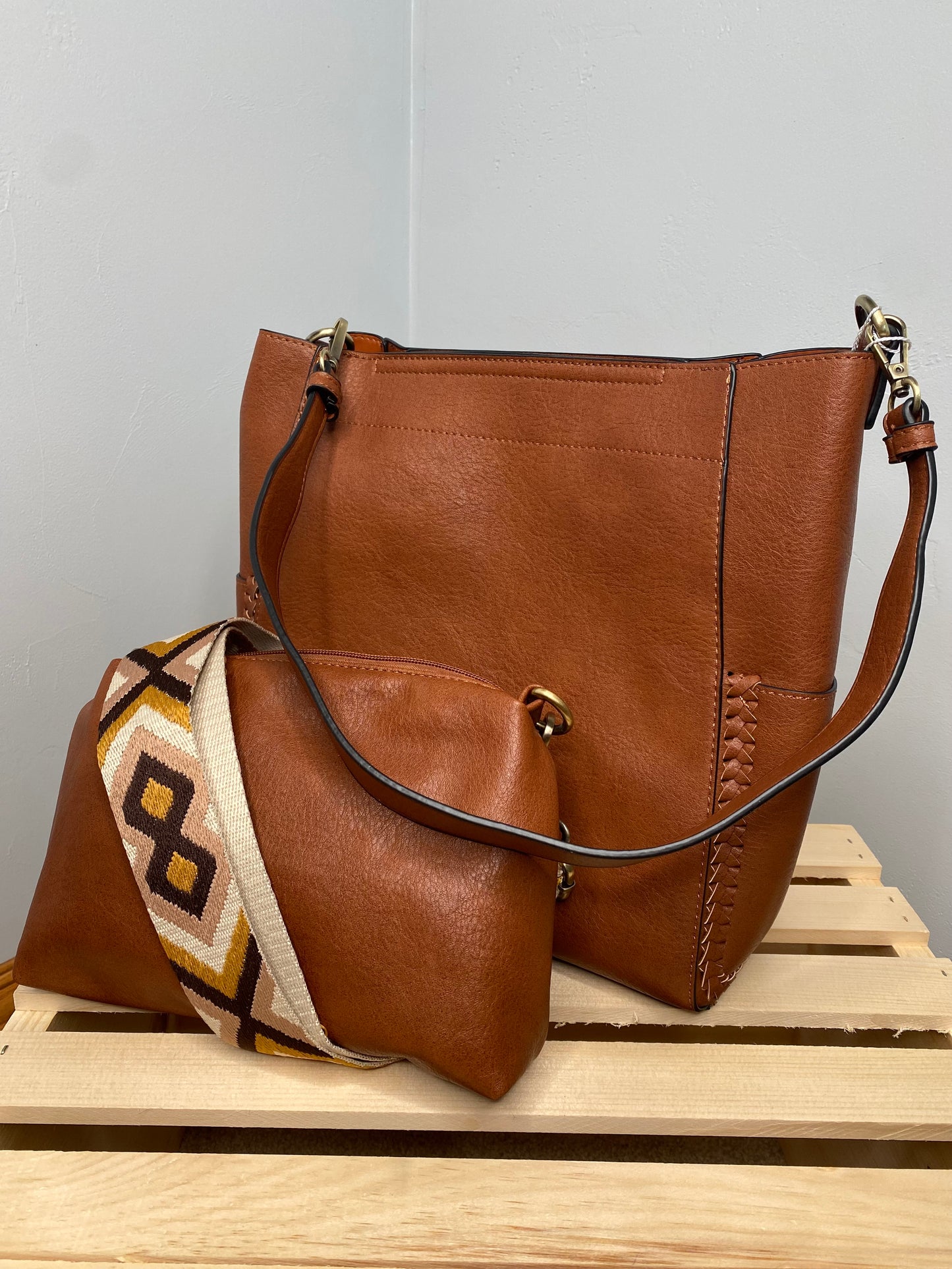Penny 2-in-1 Bucket Bag w/Guitar Strap