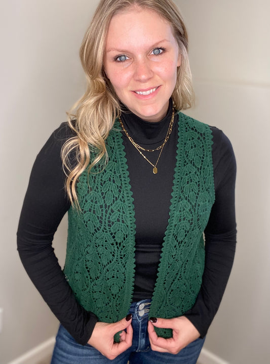 Kaylee Crochet Vest