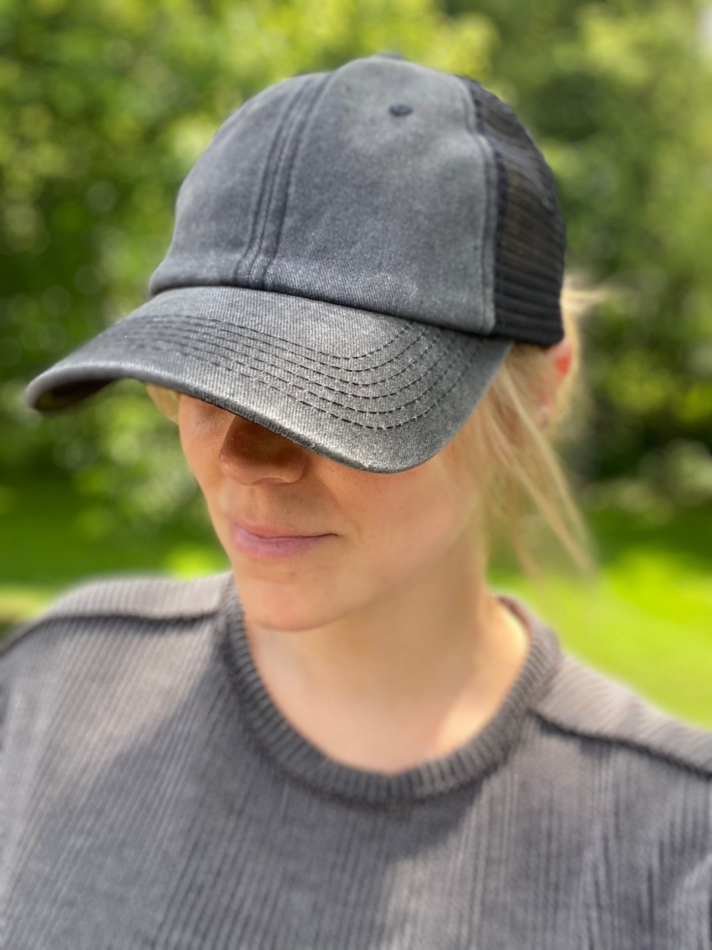 Vintage Washed Meshed Hat