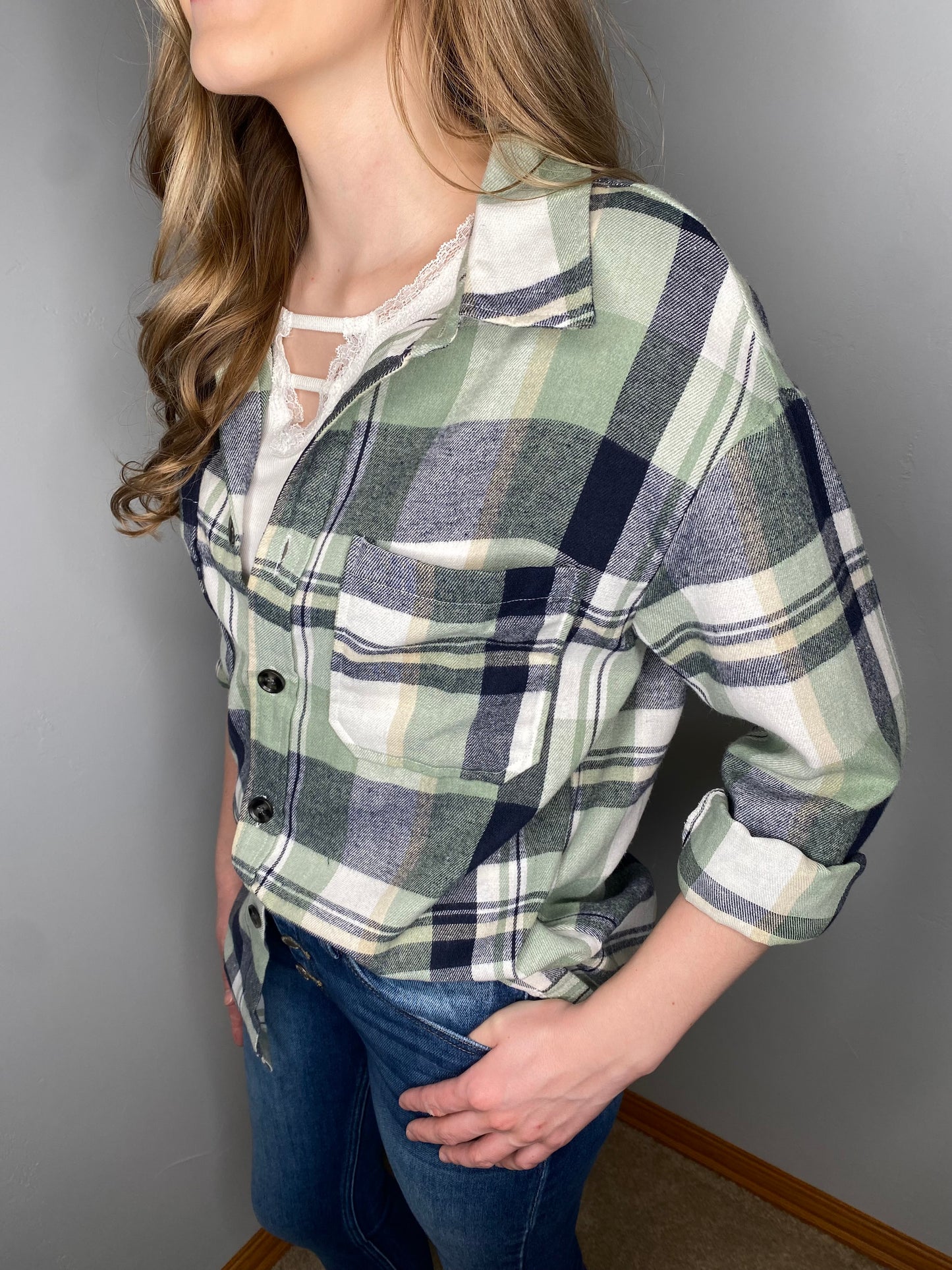 Lilliana Flannel Button Up