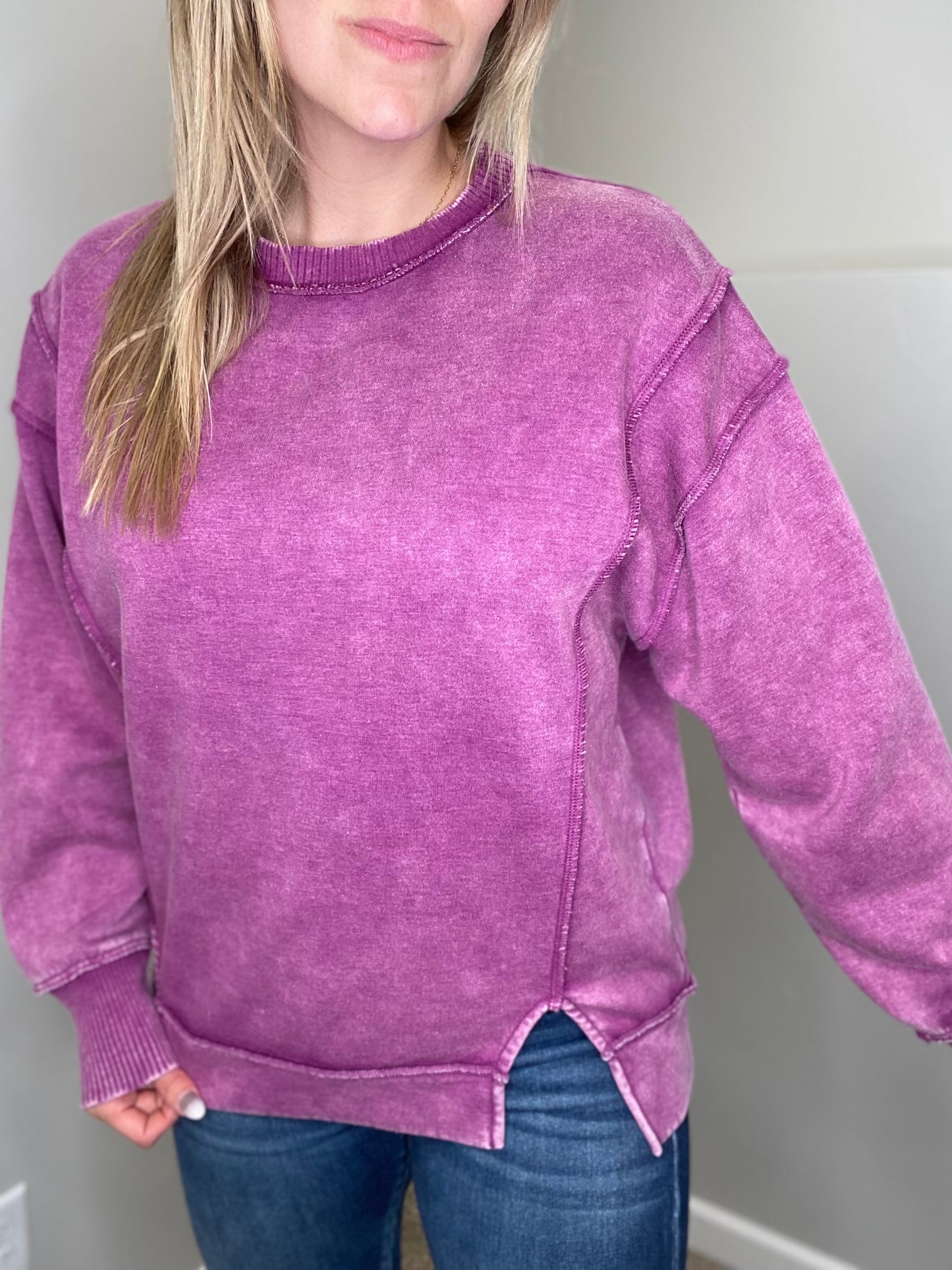 Stevie Acid Washed Sweatshirt