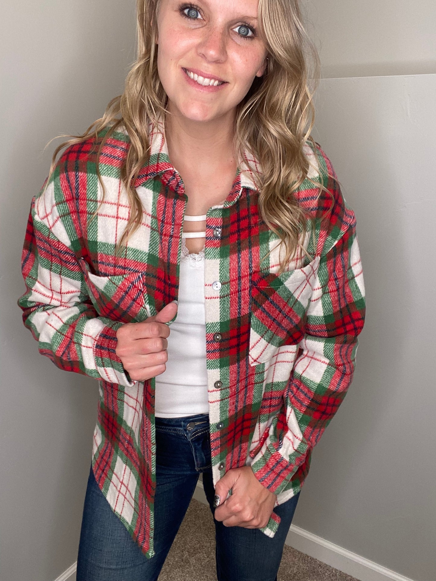 Christmas Flannel Jacket