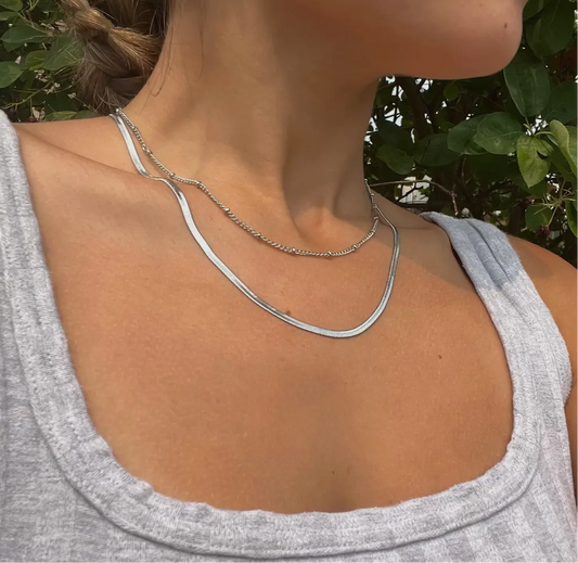 Layer Me 3mm Herringbone Chain 18"