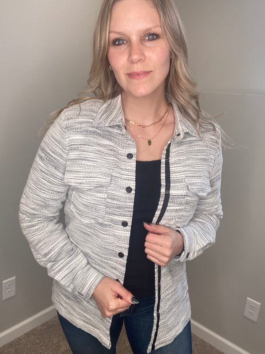 Tatum Knit Jacket <Doe & Rae>