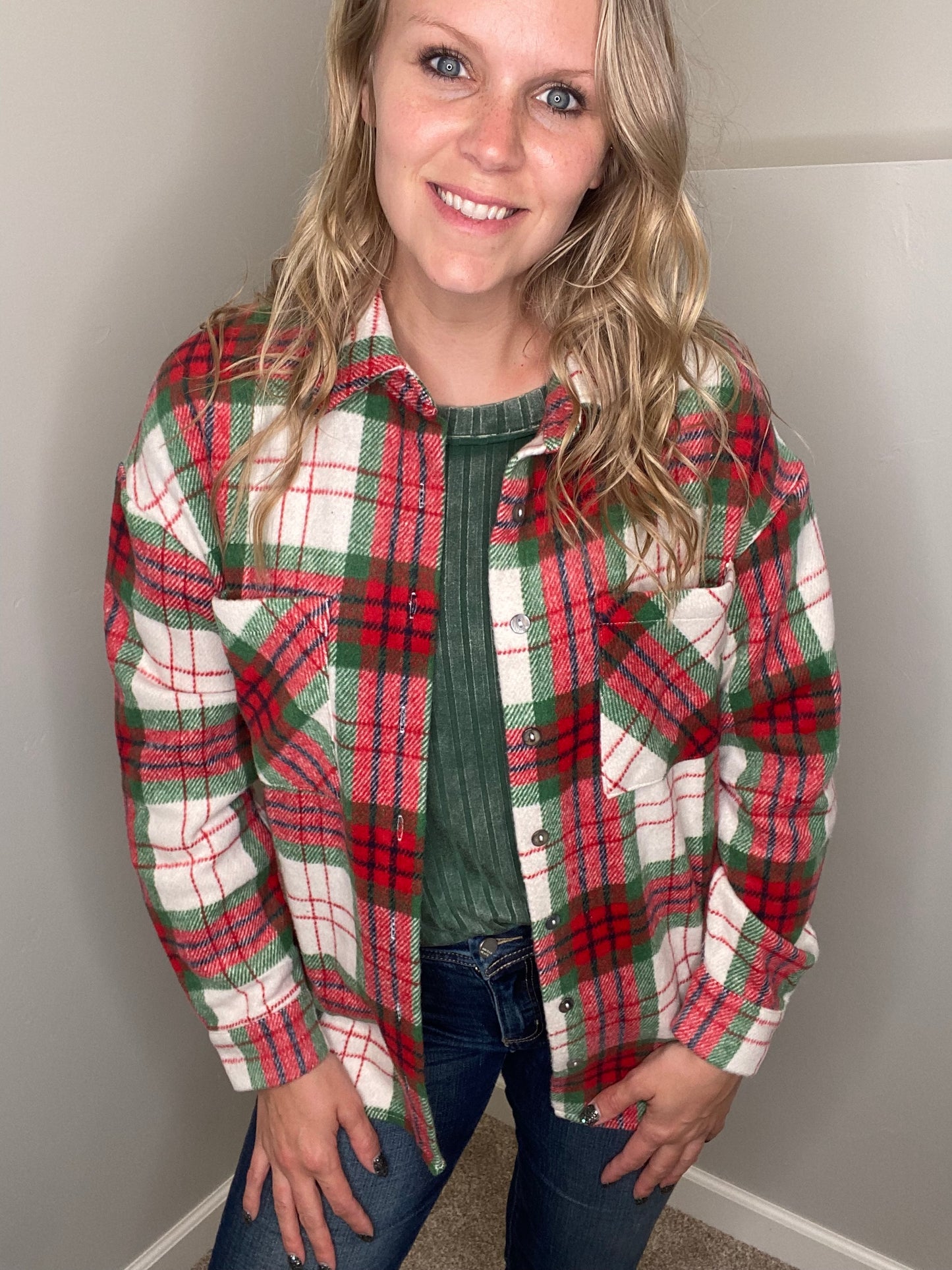 Christmas Flannel Jacket