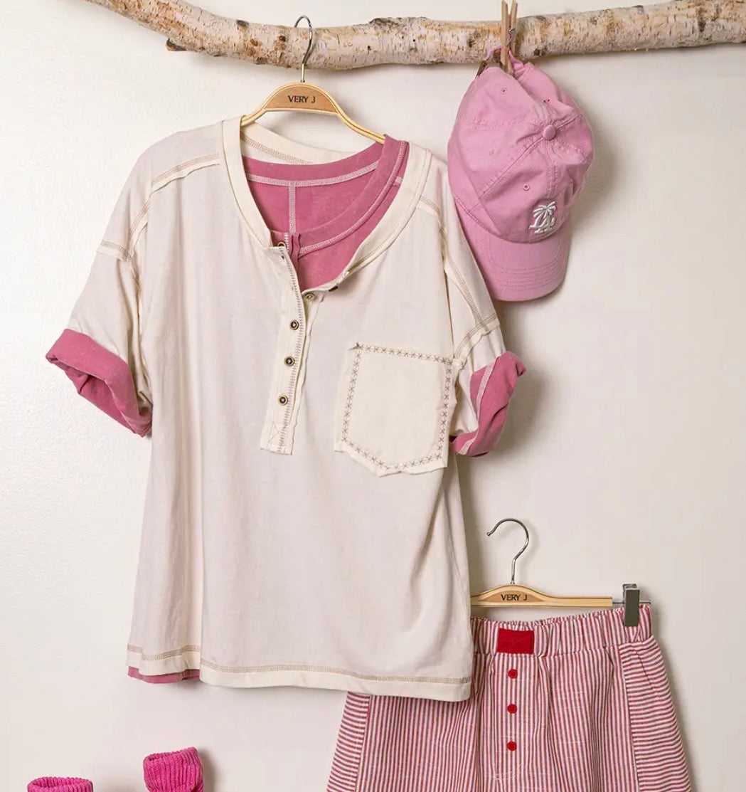 Oversized Knit Tee