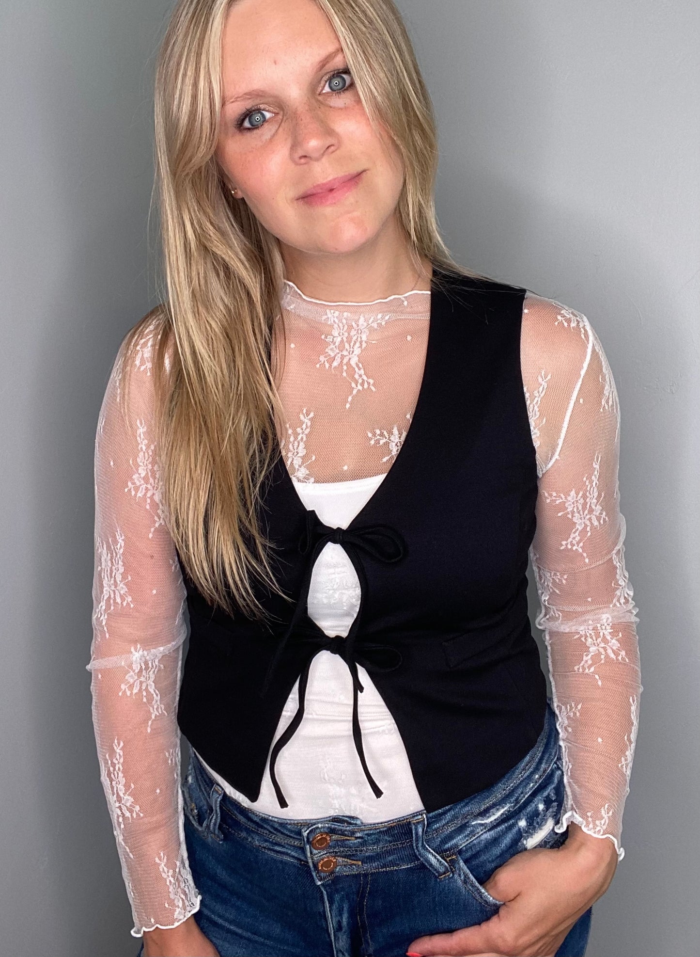 Front Tie Vest