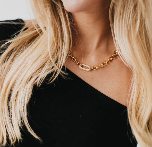 Michaela Diamond Chain Necklace
