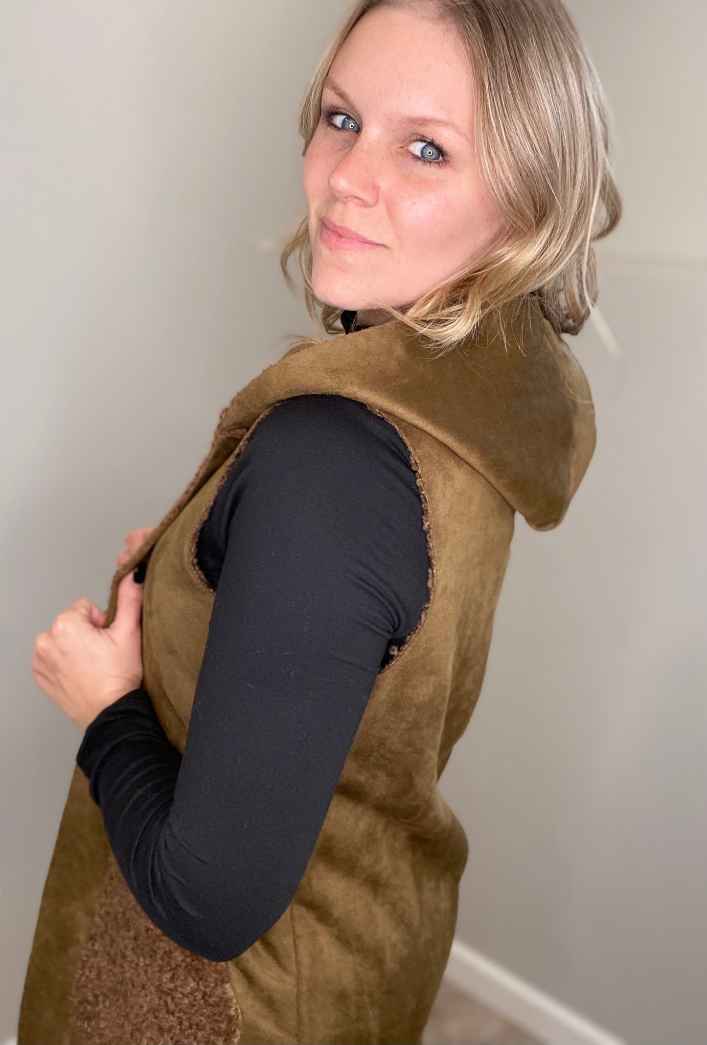 Sherry Faux Suede Vest