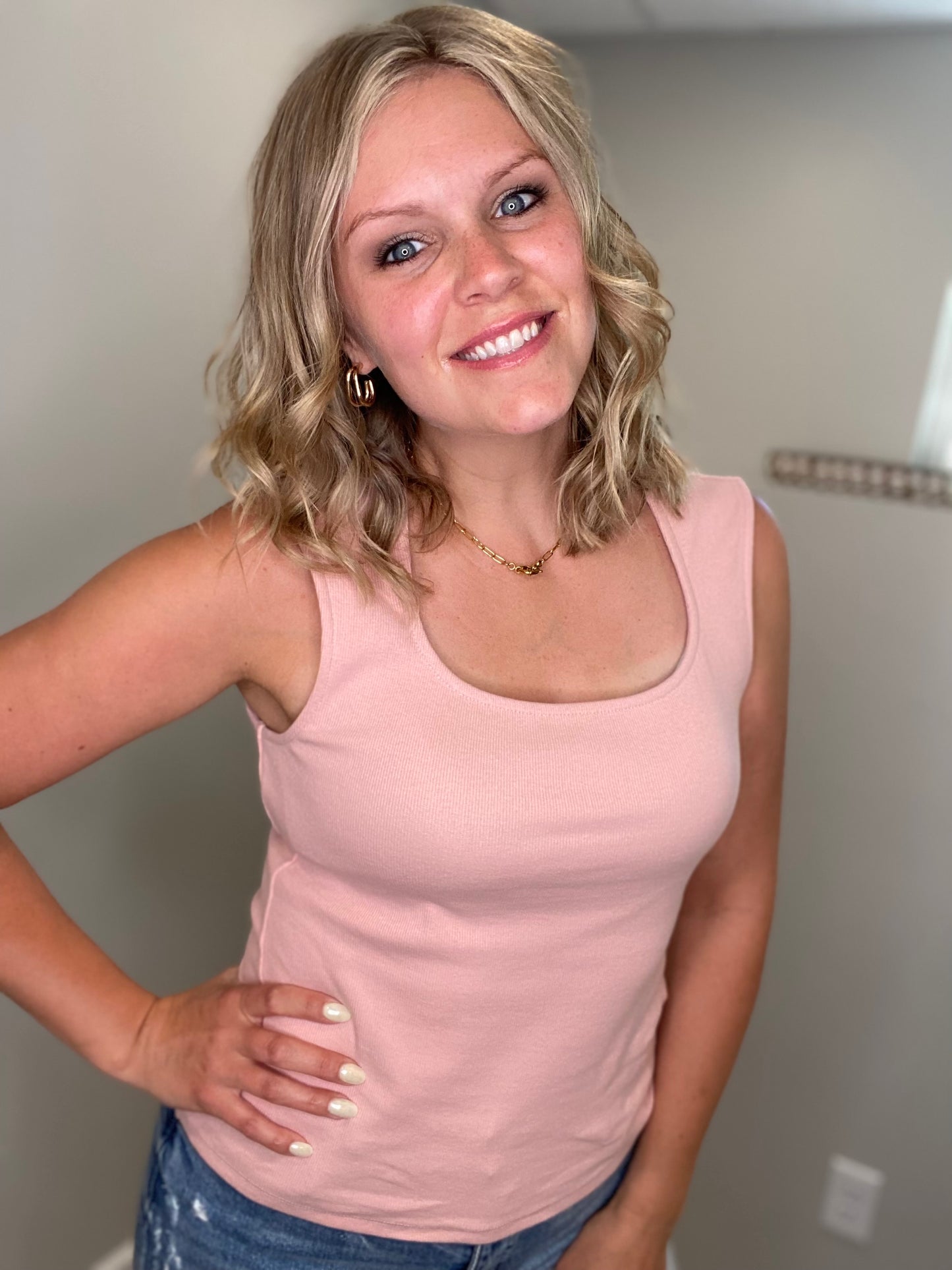 Cora Square Neck Tank