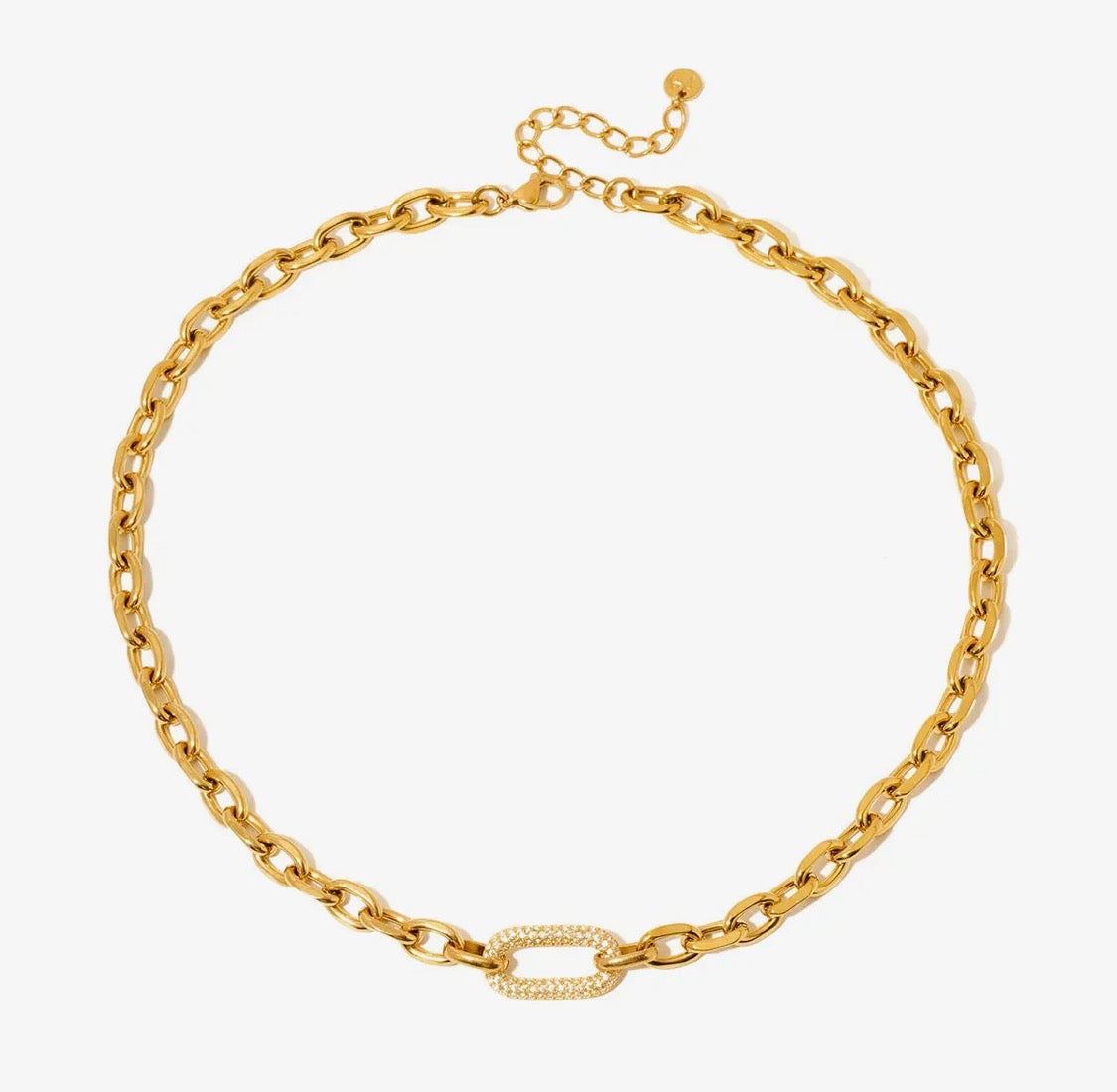 Michaela Diamond Chain Necklace