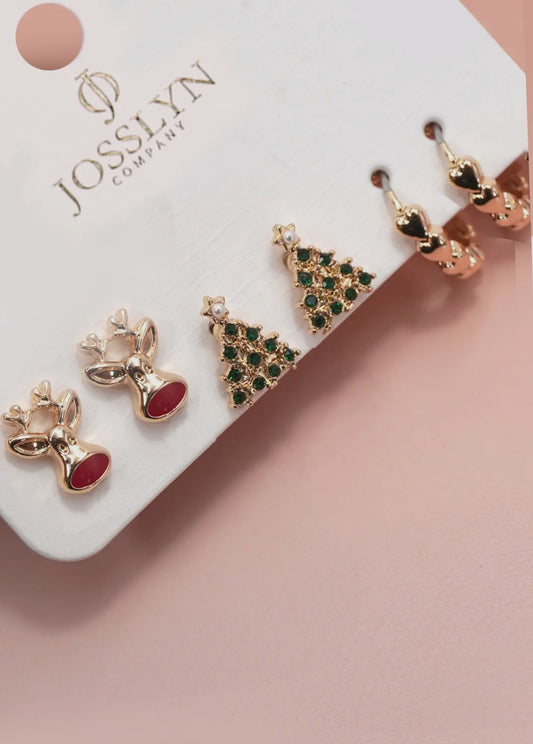 Christmas Earring Trio