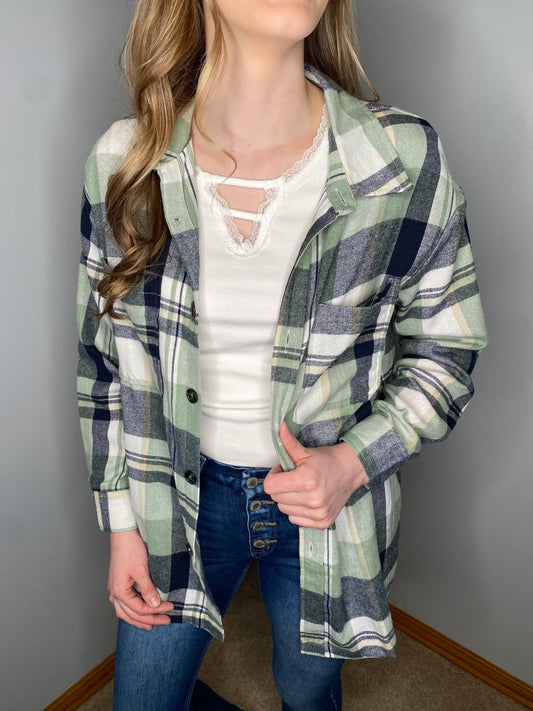 Lilliana Flannel Button Up