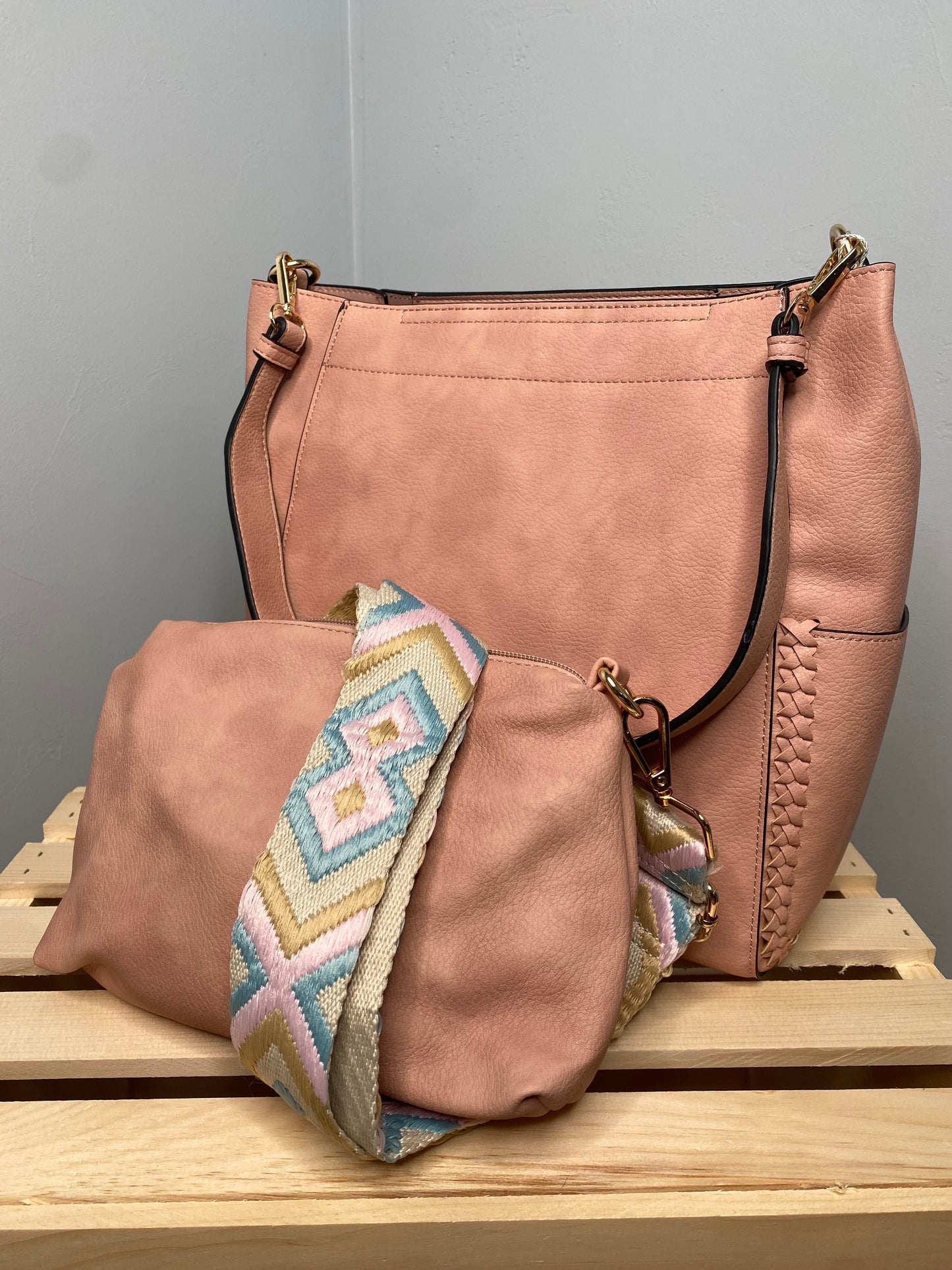 Penny 2-in-1 Bucket Bag w/Guitar Strap