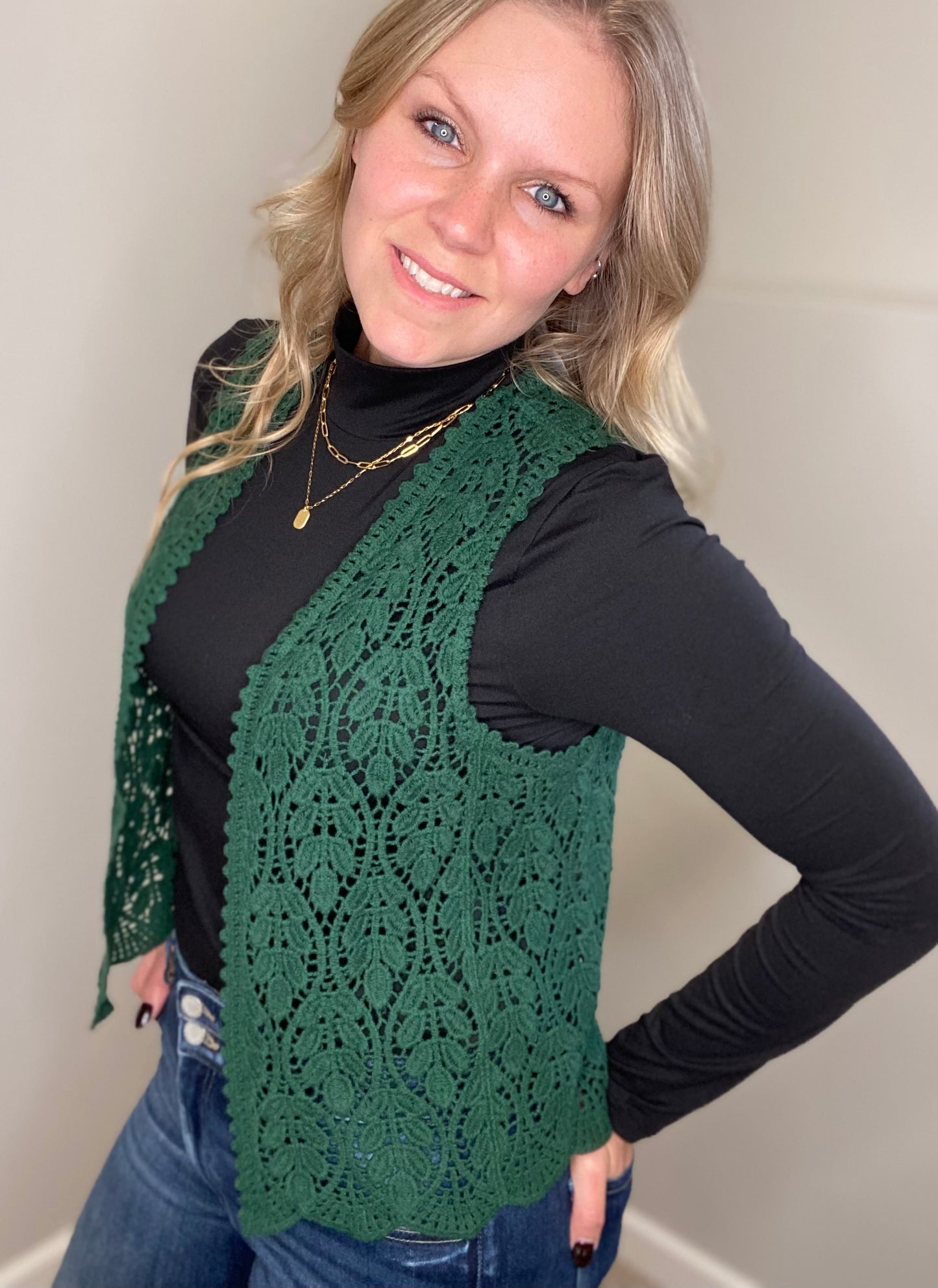 Kaylee Crochet Vest
