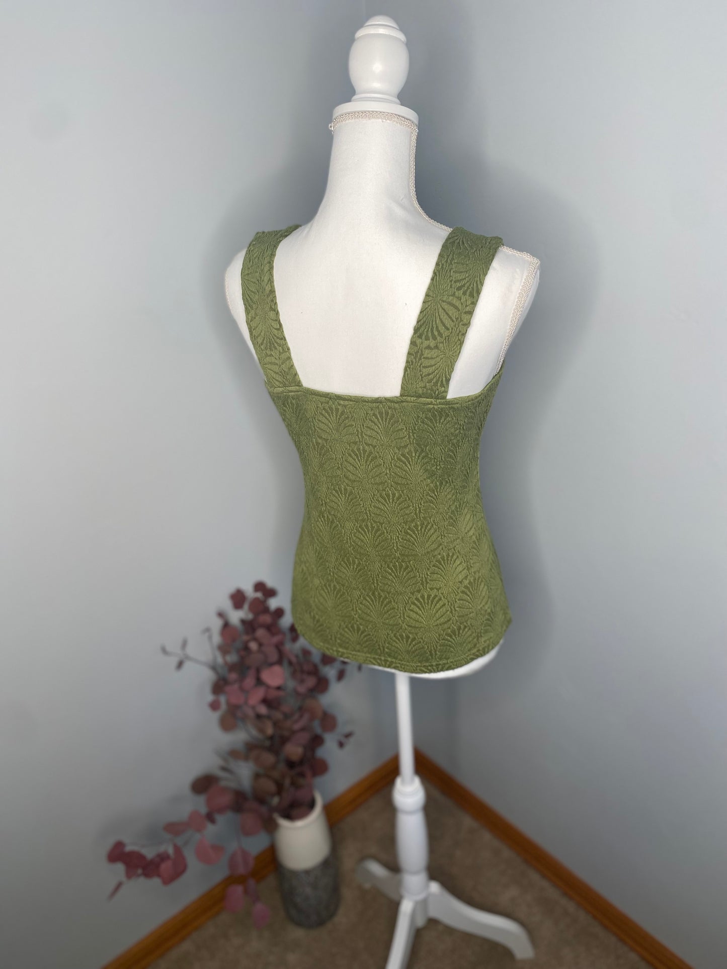 Textured Matcha Tank